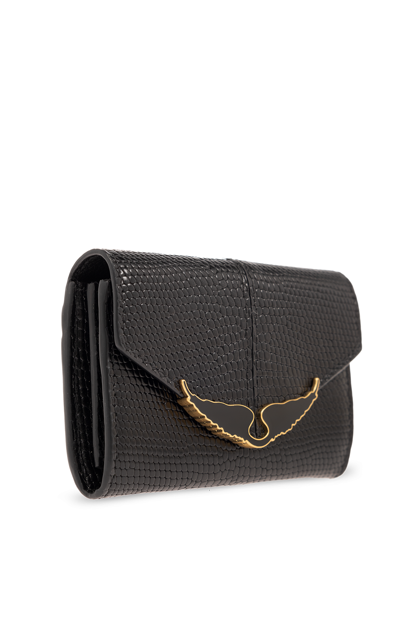 Black Borderline Mini leather wallet Zadig Voltaire Vitkac